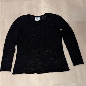 Elegant Black Women's Sweater